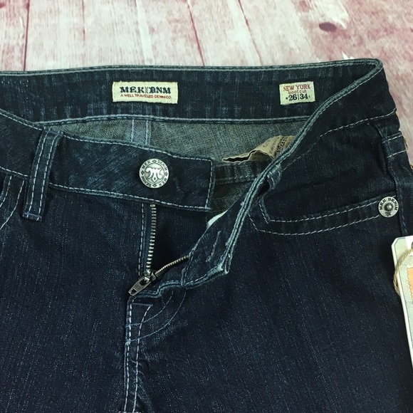 💙MEK Denim New York Bootcut denim jean size 26 - Picture 3 of 7